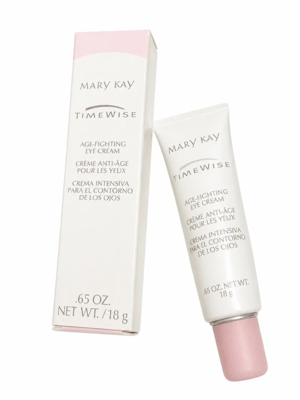 Mary Kay TimeWise Age Fighting Eye Cream .65oz #710100 Pink Cap Discontinued NIB